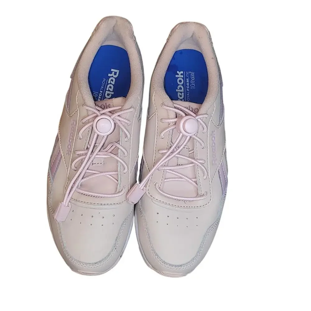Reebok Royal Glide Women's 5.5 Tan Blush Pink Retro Sneakers CN7201